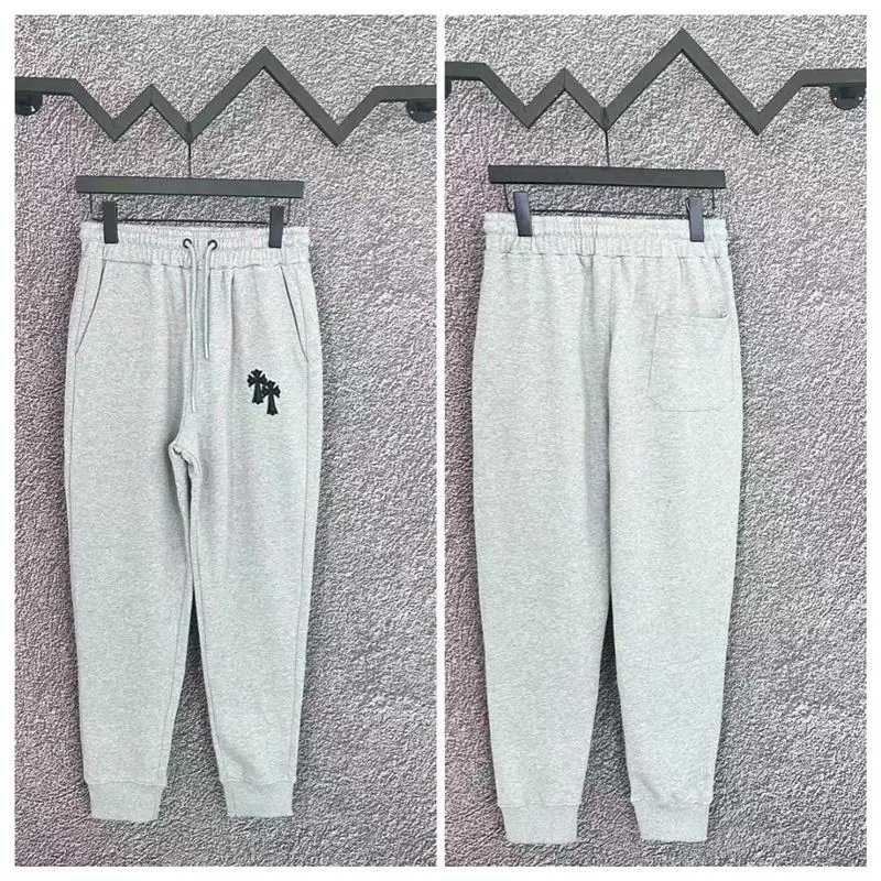 Chrome Hearts Trousers Sanskrit logo jogger sweatpants — A007 gray