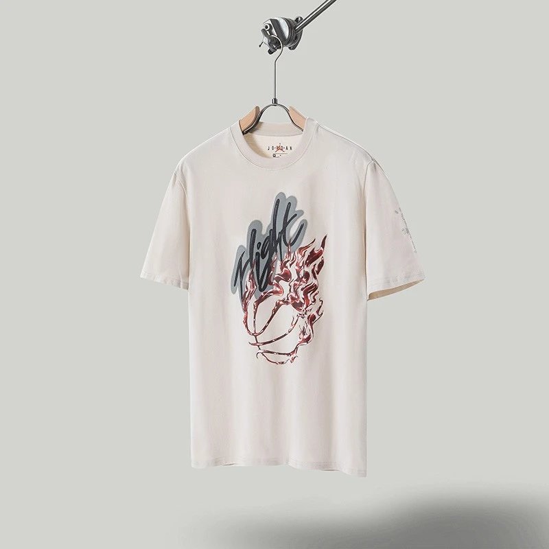 Unbranded T-Shirts Graphic Print Crewneck T-Shirt — TS 66 Khaki