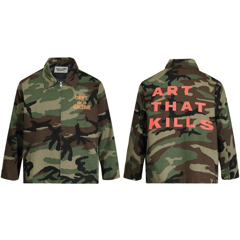Gallery Dept. Jackets C51Z Coach Jacket — 932 Camouflage
