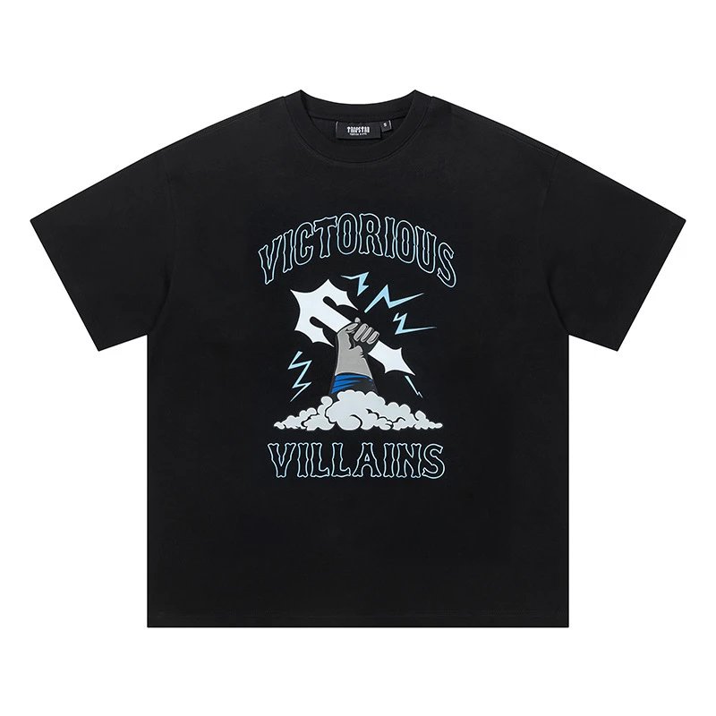 Trapstar T-Shirts Graphic Logo Print — 691 Black