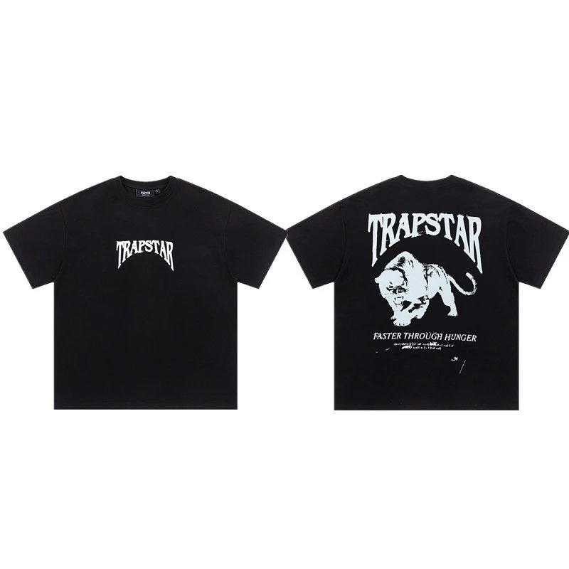 Trapstar T-Shirts Graphic Logo Print — 686 Black