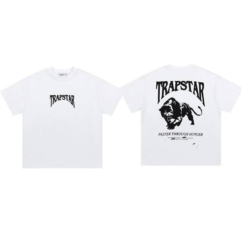 Trapstar T-Shirts Graphic Logo Print — 686 white
