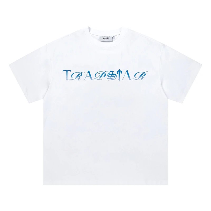 Trapstar T-Shirts Graphic Logo Print — 681 White