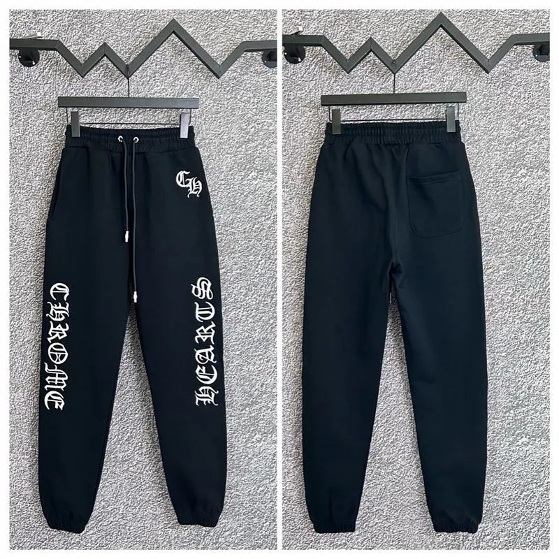 Chrome Hearts Trousers Sanskrit logo jogger sweatpants — c 206 black