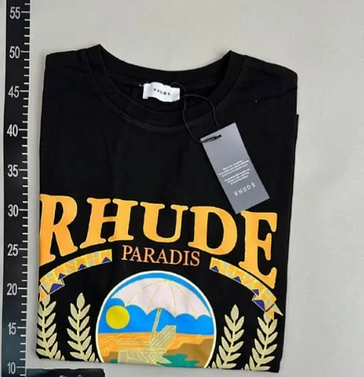 Rhude T-Shirts Cannes graphic print product detail image 5