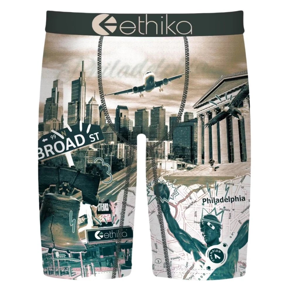 Ethika Underwear Printed Boxer Briefs — Philadelphia