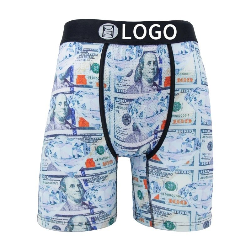PSD Underwear Men's printed boxer briefs — P18