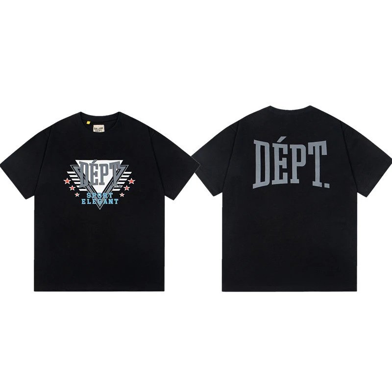 Gallery Dept. T-Shirts Graphic Print Short-Sleeve T-Shirt — 457 black