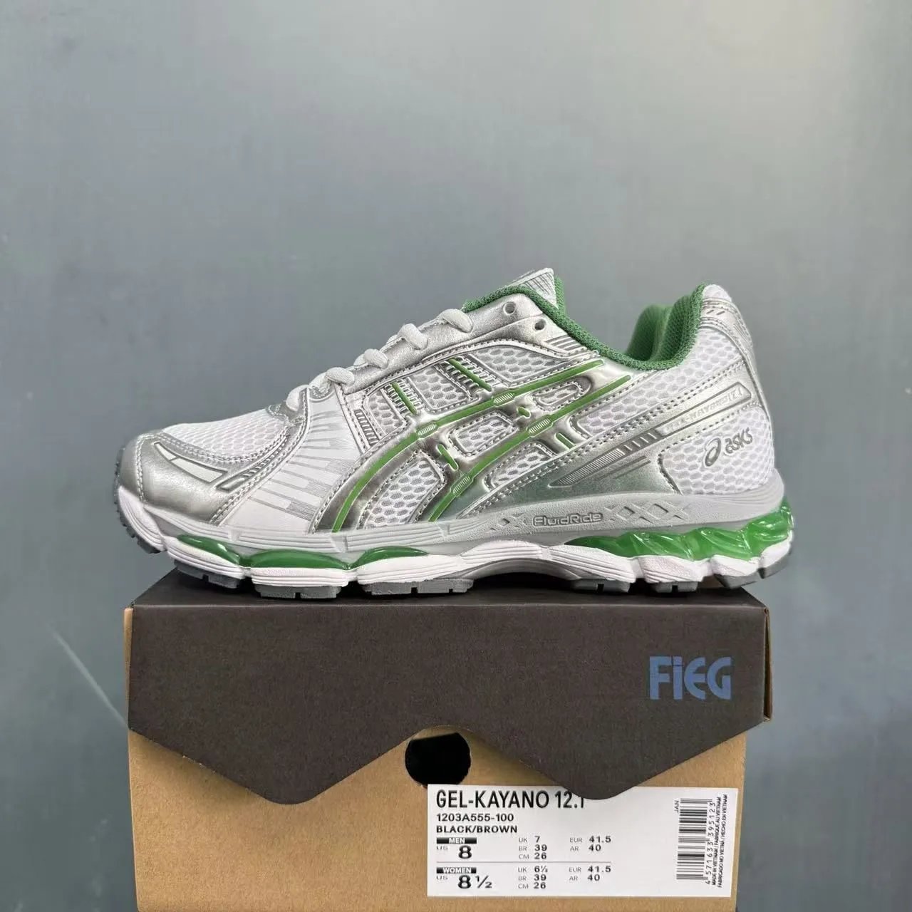 ASICS Sneakers GEL-KAYANO 12.1 — Silver green