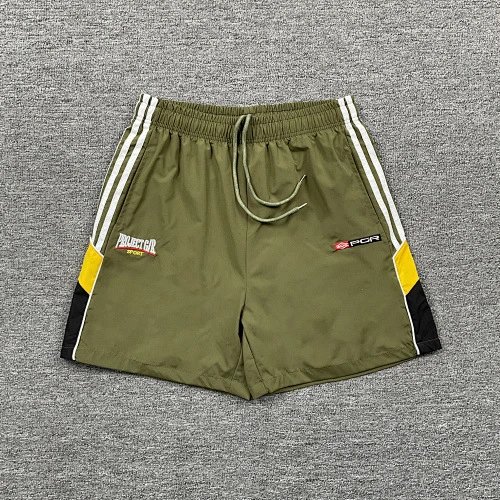 Corteiz Shorts CRTZ logo graphic drawstring — 6132 army green