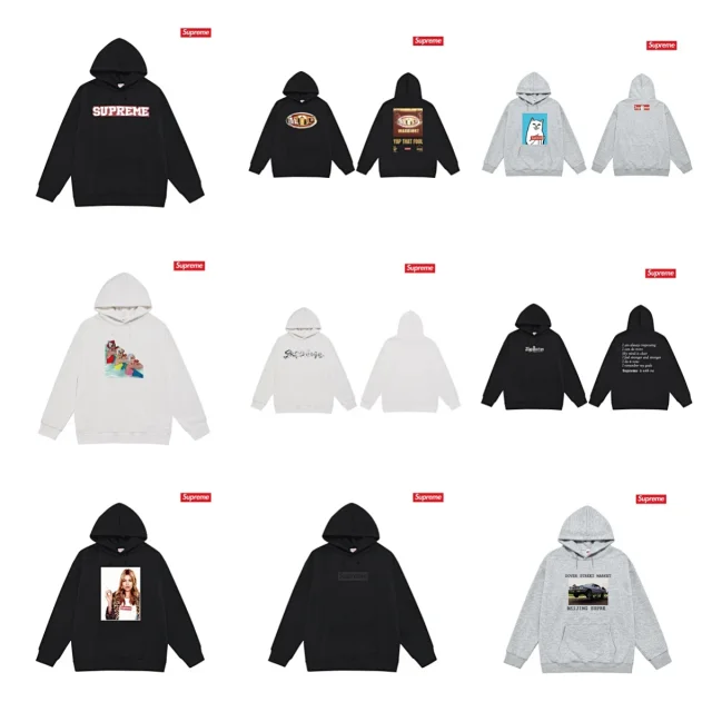 Supreme Hoodies & Sweatshirts Photo Print Pullover Hoodie product detail image 1