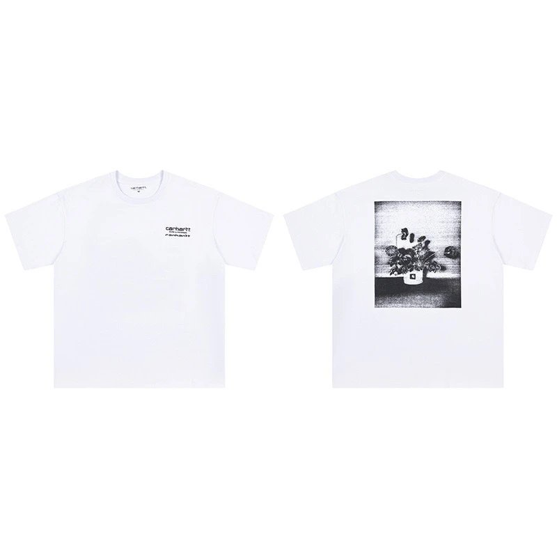 Carhartt T-Shirts Logo Print — 8012 white