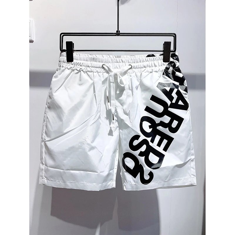 Dsquared2 Icon Print Black Sweat Shorts - 14