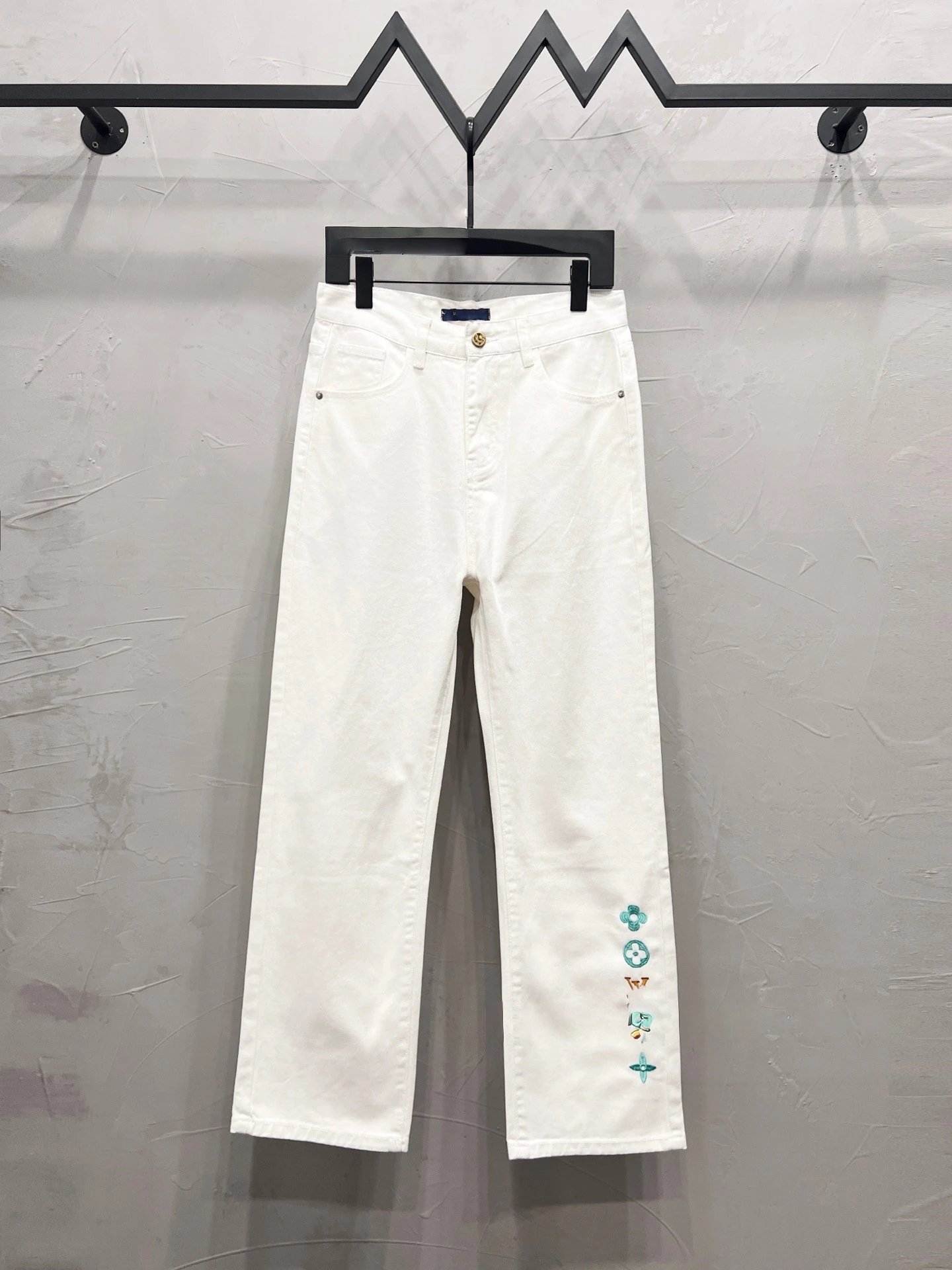 Louis Vuitton x Takashi Murakami Denim Jeans Blue - 4
