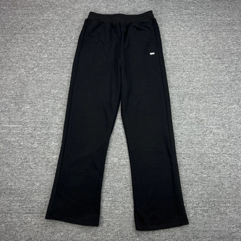 6PM Tracksuits Records Logo Hooded Tracksuit — 3004 black pants