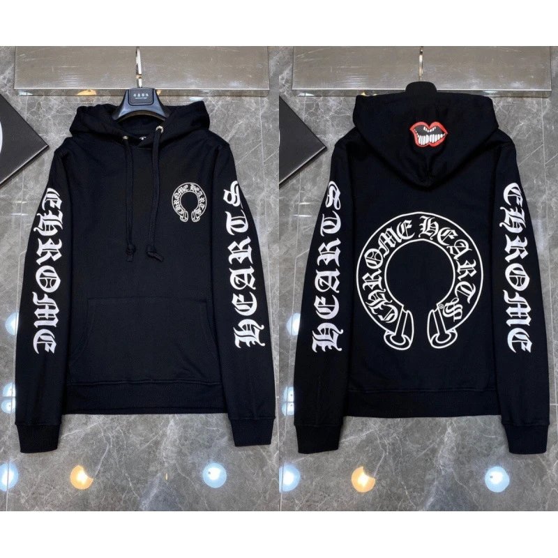 Chrome Hearts Hoodies & Sweatshirts Cross Graphic Pullover Hoodie — 8072 black