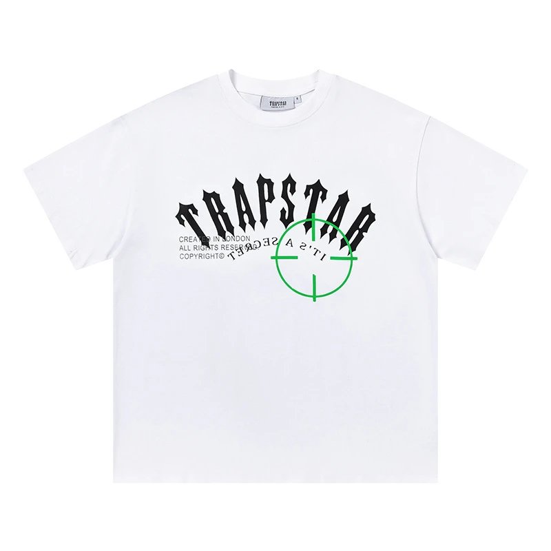 Trapstar T-Shirts Graphic Logo Print — 687 White