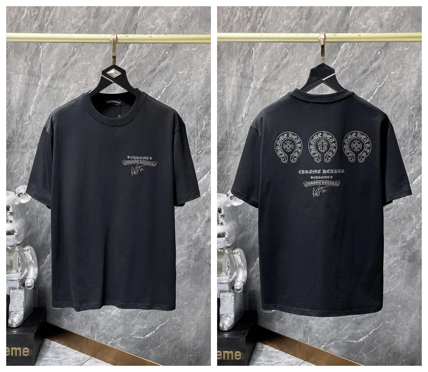 Chrome Hearts T-Shirts KLX09 graphic short-sleeve — 29
