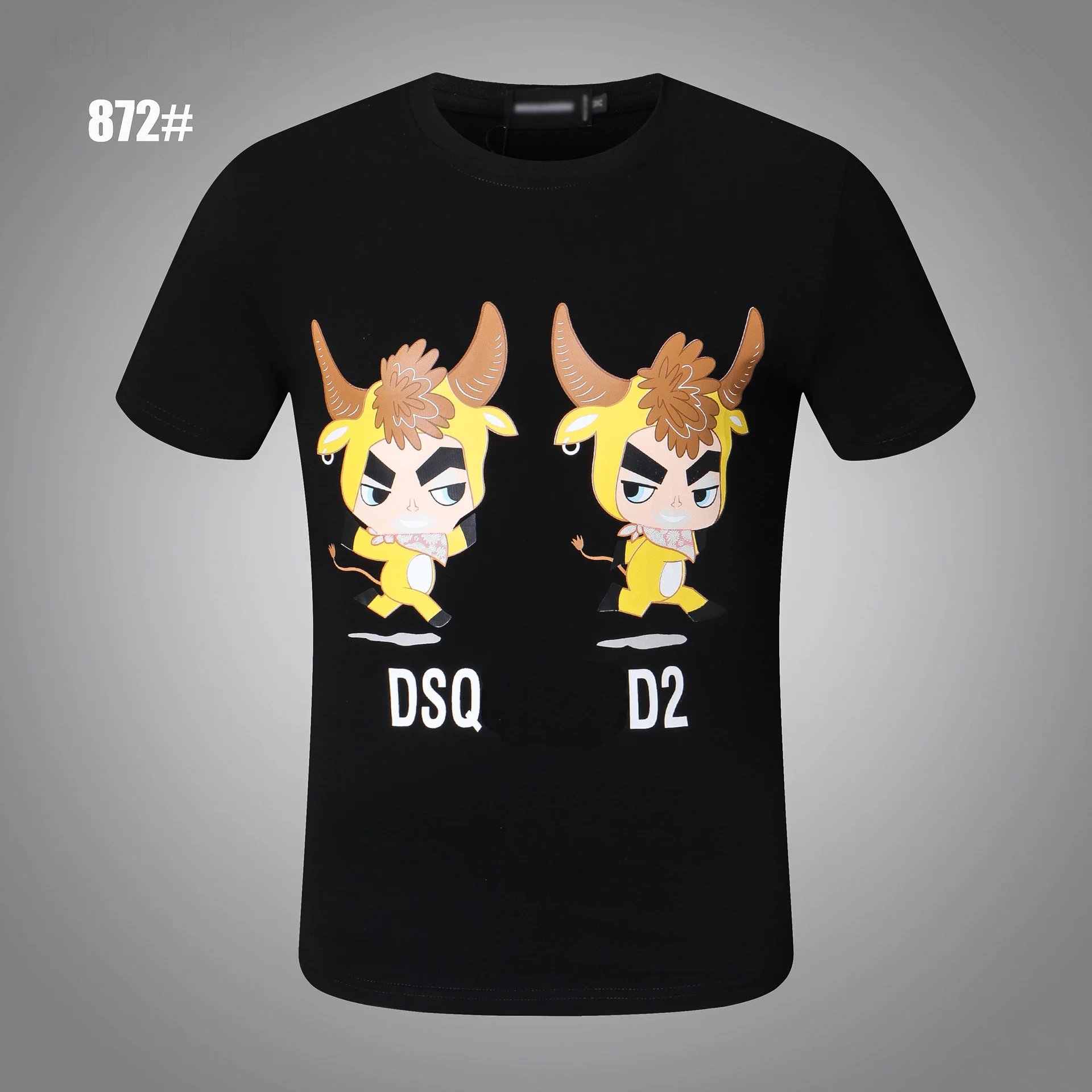 Dsquared2 T-Shirts Graphic Print — DQ 872 black