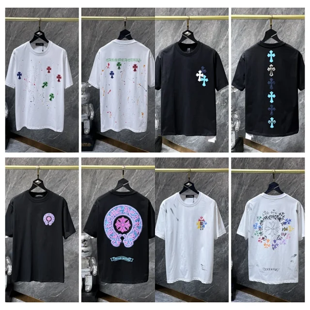 Chrome Hearts T-Shirts KLX09 graphic short-sleeve product detail image 1