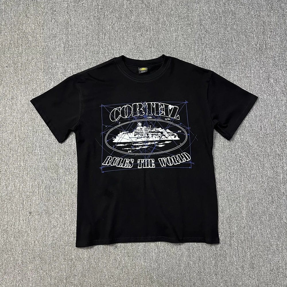 Corteiz T-Shirts Graphic Print — 3168 Black