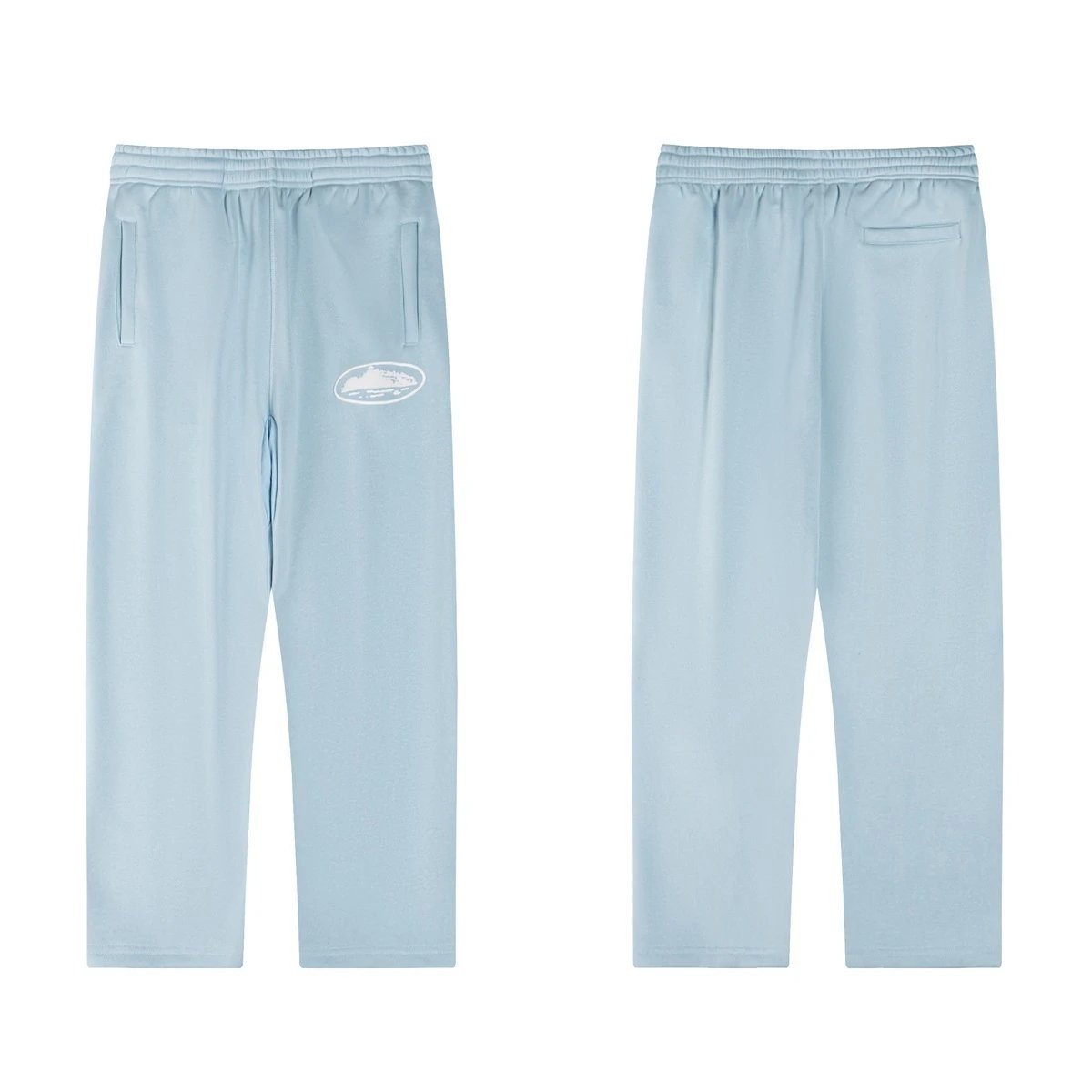 Corteiz Hoodies & Sweatshirts Logo-print hooded sweatshirt — 504 Sky-blue trousers