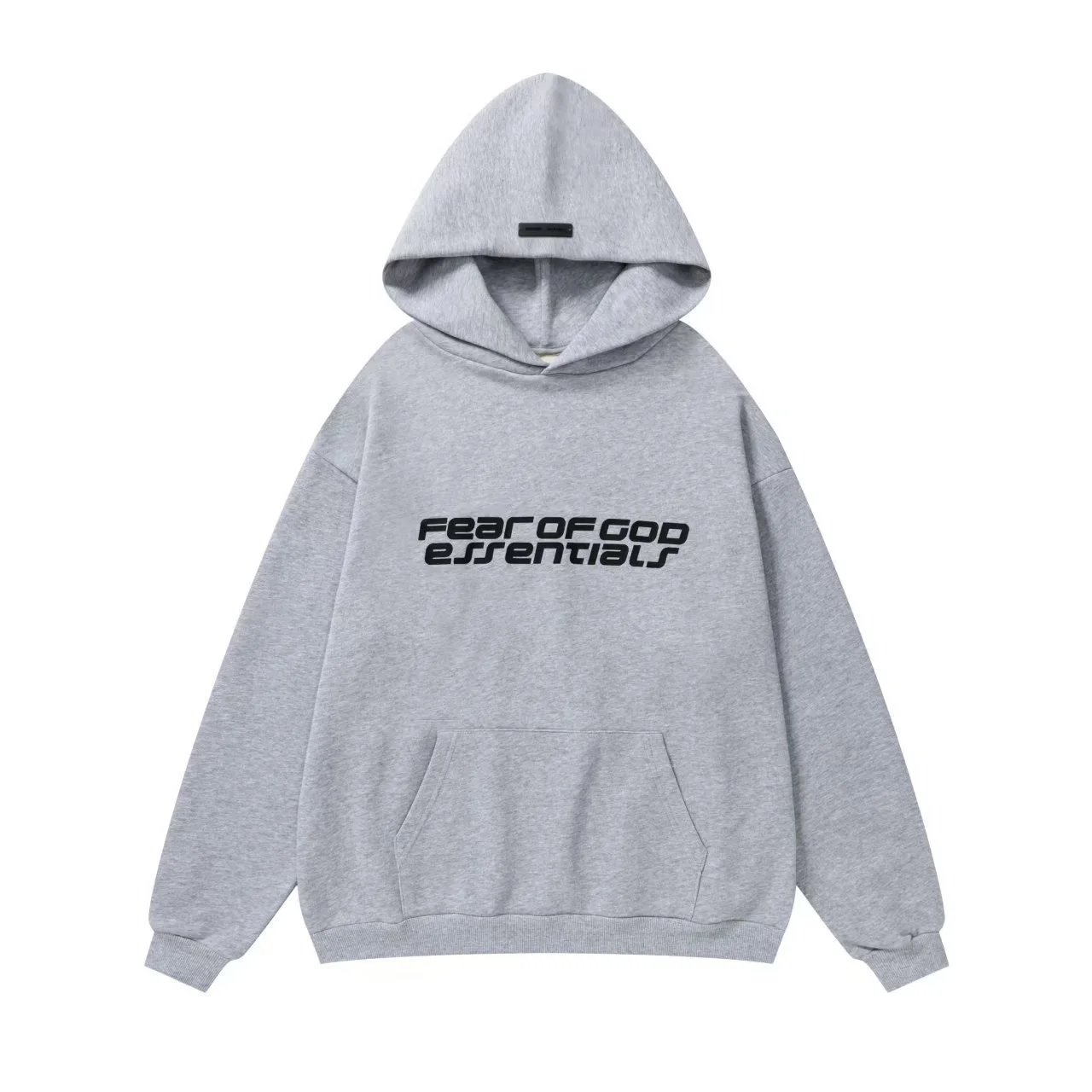 Fear of God Hoodies & Sweatshirts Essentials logo-print hooded sweatshirt — 3986 Light gray