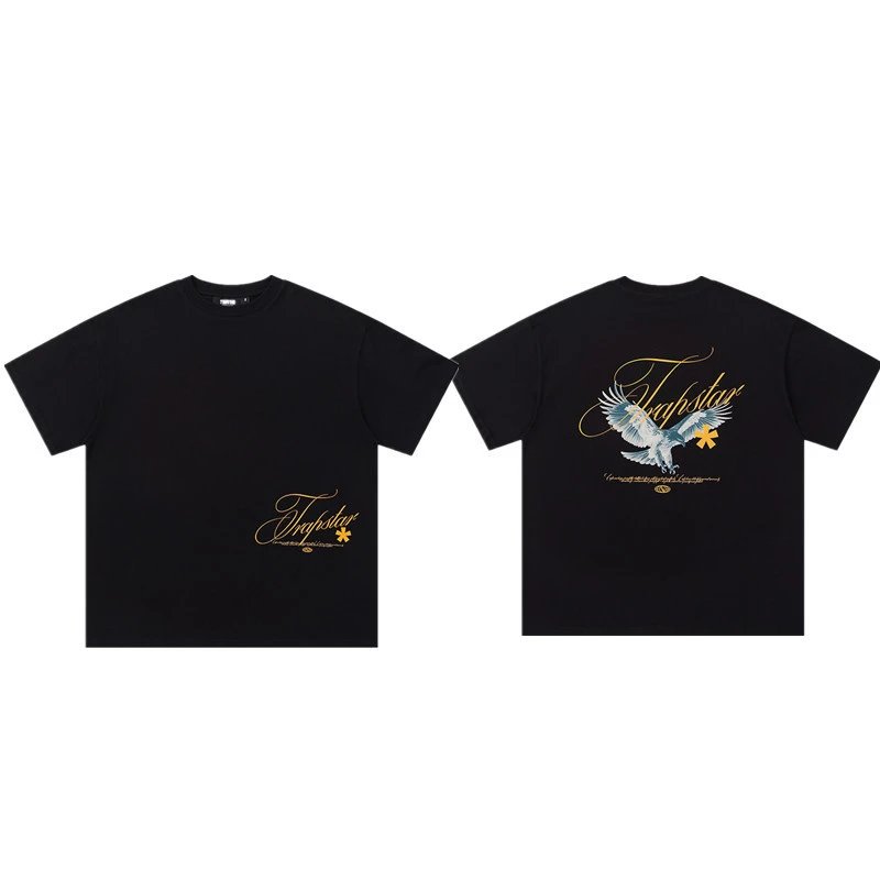 Trapstar T-Shirts Graphic Logo Print — 688 Black