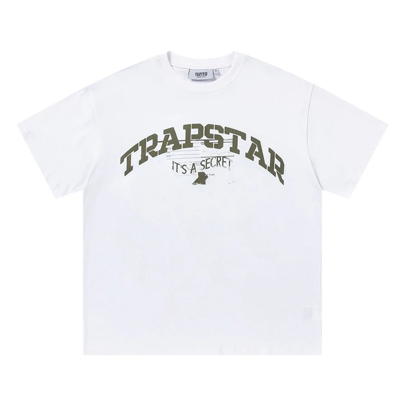 Trapstar T-Shirts Graphic Logo Print — 682 White