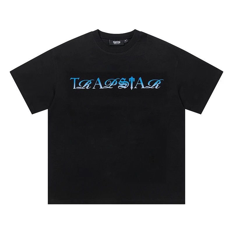 Trapstar T-Shirts Graphic Logo Print — 681 Black