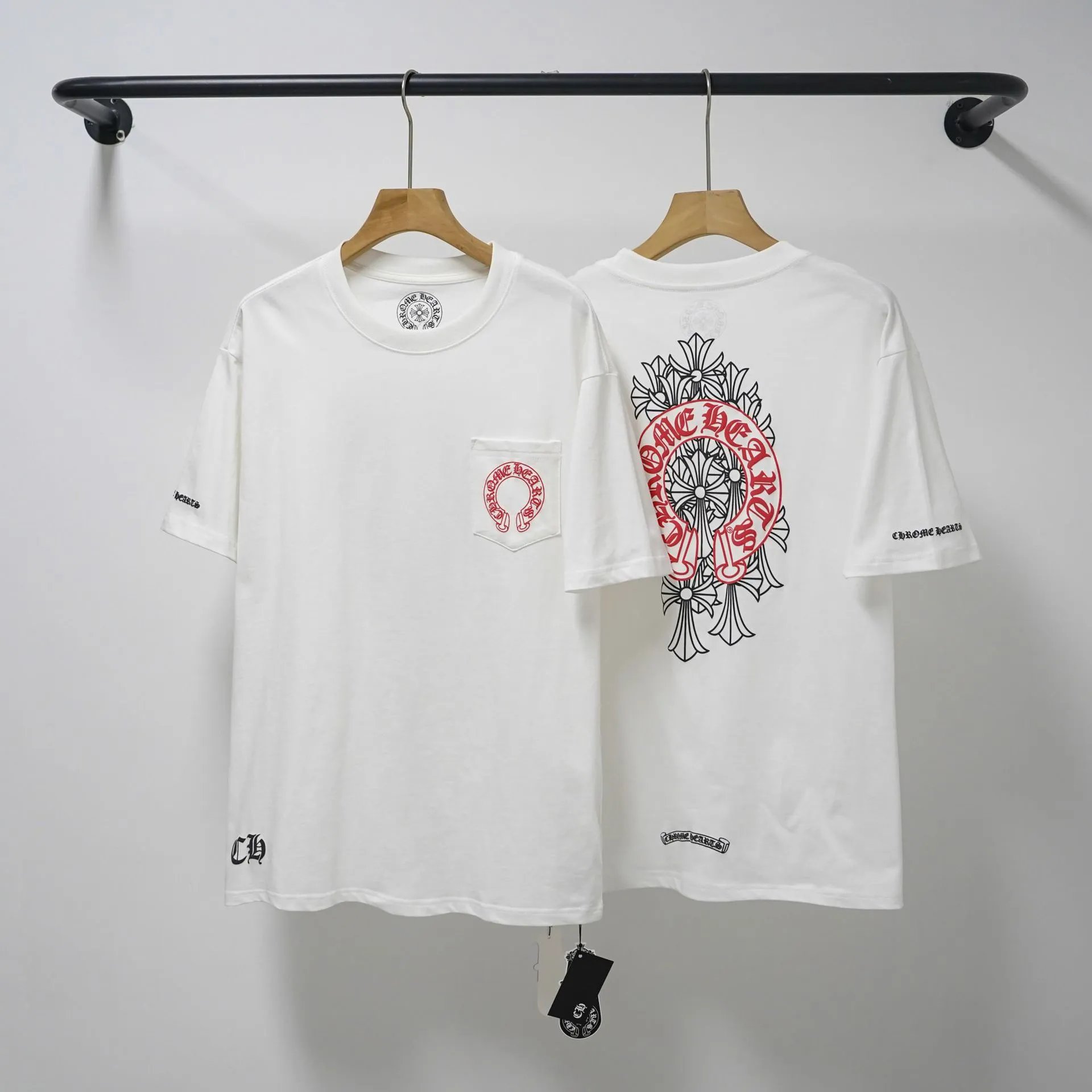 Chrome Hearts T-Shirts Oversized graphic pocket T-shirt — 16