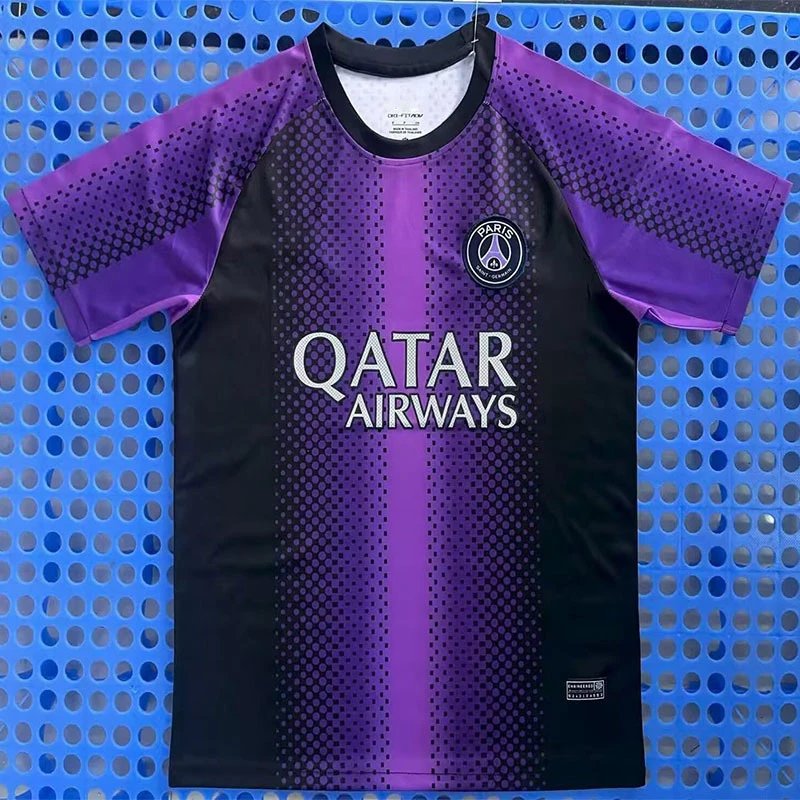 Unbranded Football Jerseys Short-Sleeve Club and National Team Designs — 2526 Paris Special Edition in Purple