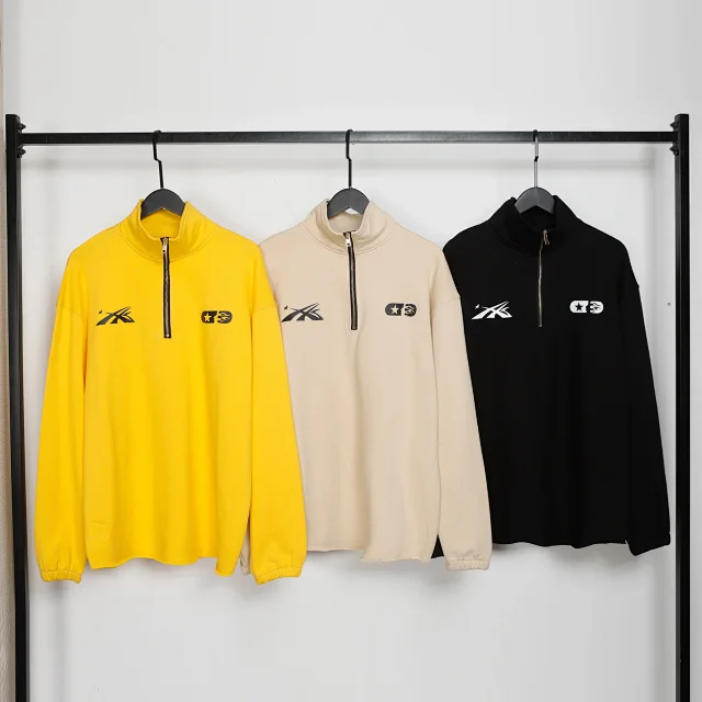 Hellstar Hoodies & Sweatshirts Graphic quarter-zip sweatshirt product detail image 20