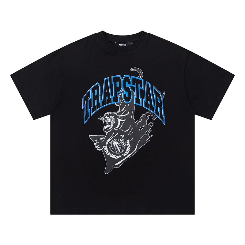 Trapstar T-Shirts Graphic Logo Print — 692 Black