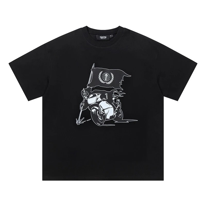 Trapstar T-Shirts Graphic Logo Print — 697 Black
