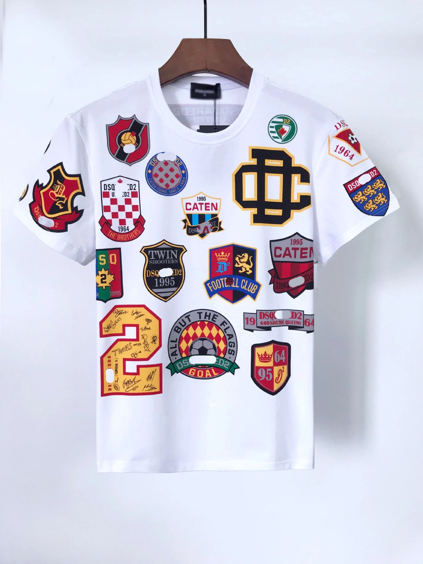 Dsquared2 T-Shirts Graphic Print — DQ2 White