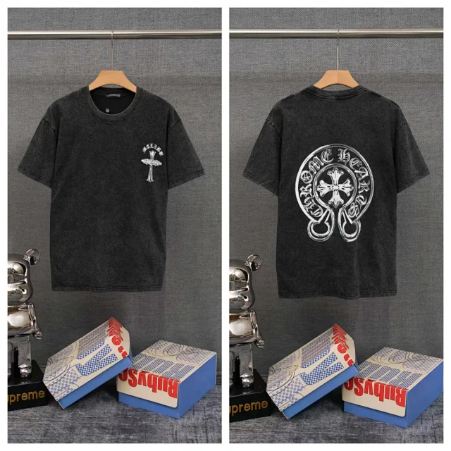 Chrome Hearts T-Shirts Cross Graphic product detail image 7