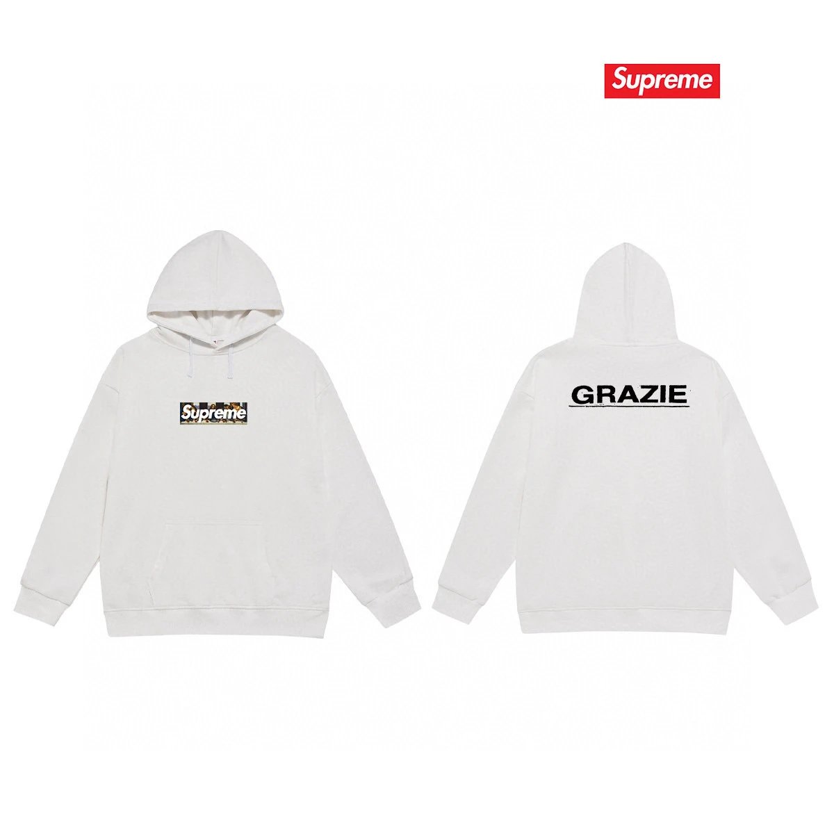 Supreme Hoodies & Sweatshirts Smoke Logo Pullover Hoodie — 5