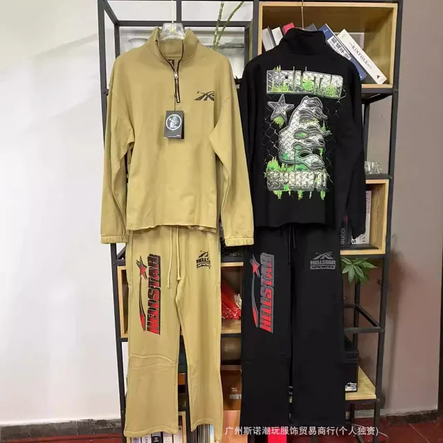 Hellstar Hoodies & Sweatshirts Graphic quarter-zip sweatshirt product detail image 23