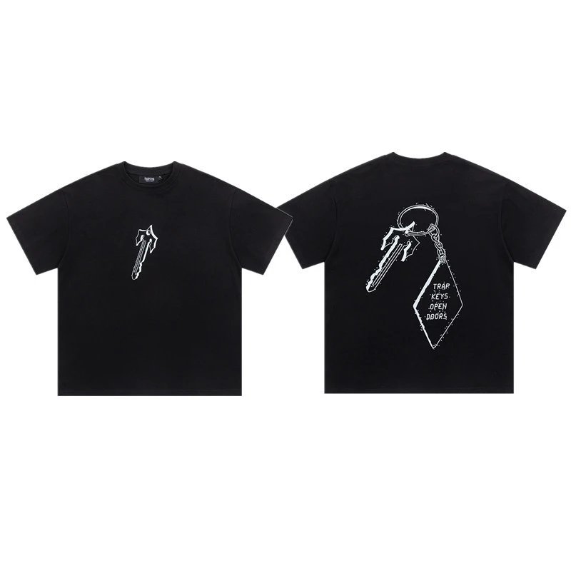 Trapstar T-Shirts Graphic Logo Print — 696 Black