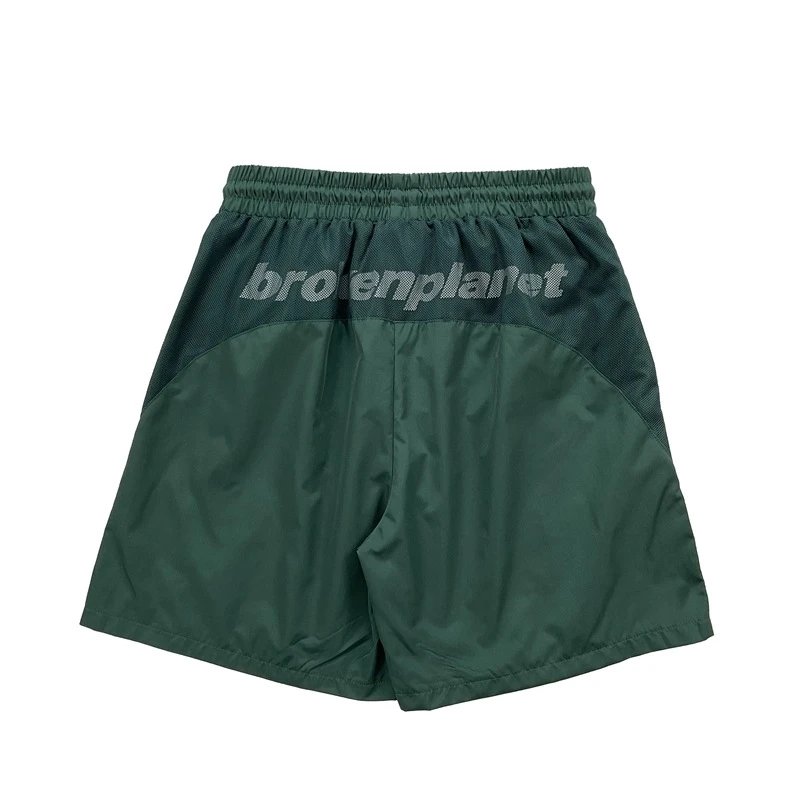 Broken Planet Technical Shorts Army Green - 25