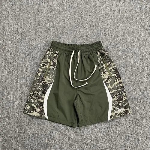 Corteiz Shorts CRTZ logo graphic drawstring — 3201 Green