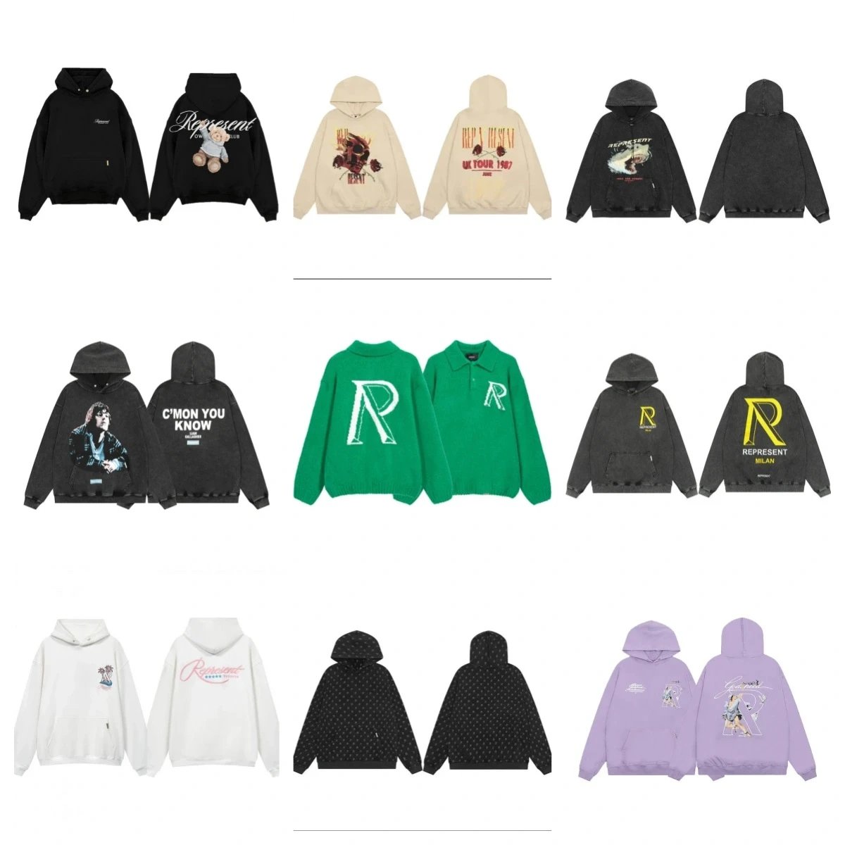 Represent Washed and Distresse
