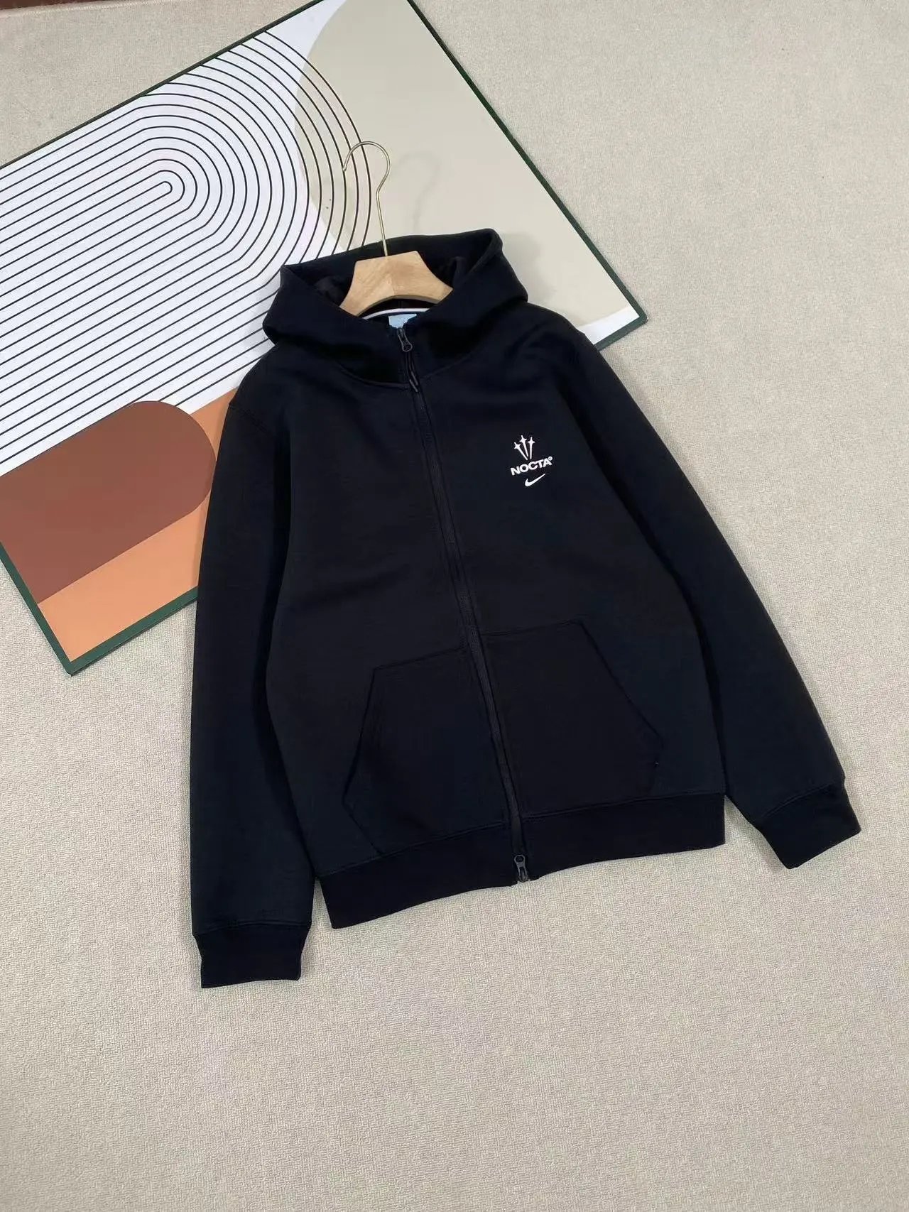 Nike Tracksuits NOCTA hooded zip-up tracksuit — 01 Black zip-up hoodie
