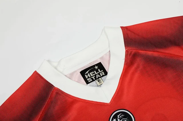 Hellstar T-Shirts Mesh football jersey graphic product detail image 8