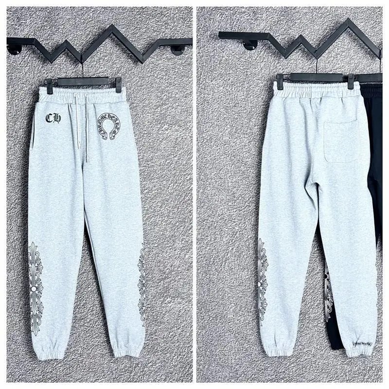 Chrome Hearts Trousers Sanskrit logo jogger sweatpants — C205 gray