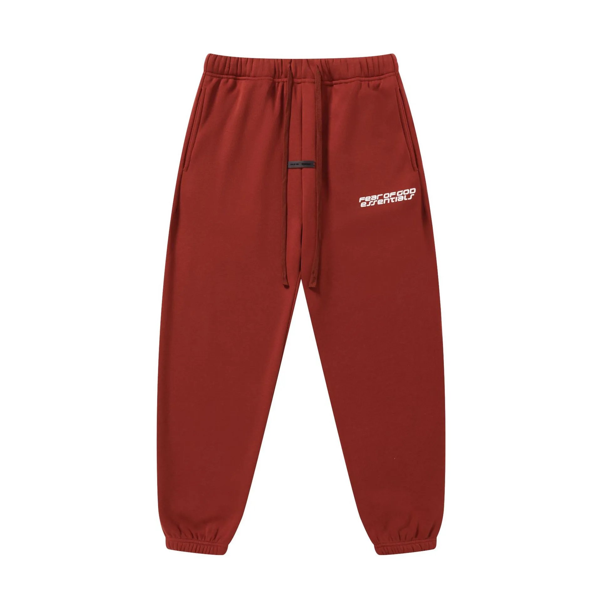 Fear of God Hoodies & Sweatshirts Essentials logo-print hooded sweatshirt — 231 Wine red