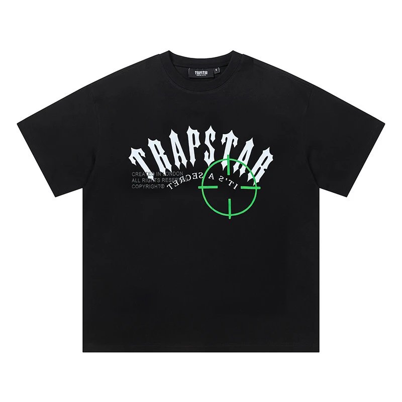 Trapstar T-Shirts Graphic Logo Print — 687 Black
