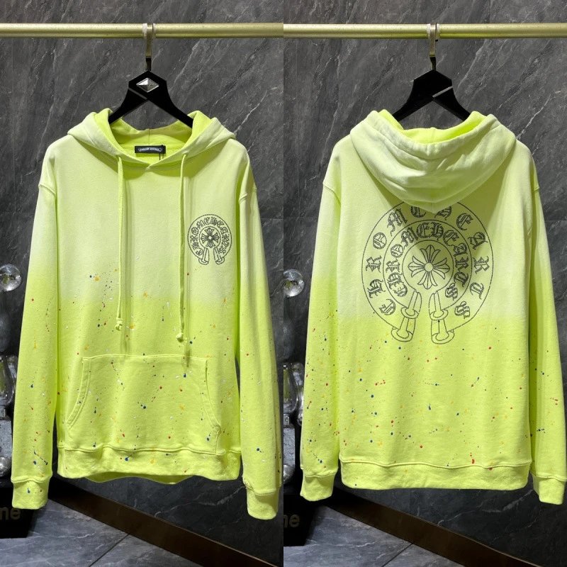 Chrome Hearts Hoodies & Sweatshirts Cross Graphic Pullover Hoodie — 8673 Green