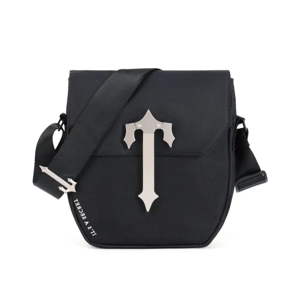 Design It's A Secret T-Logo Crossbody Bag Black Crossbody Bags - 1